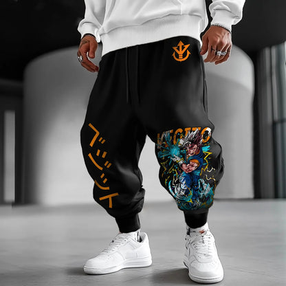 Leggings de Algodão Desportivas Americanas de Outono para Homem e Mulher, Periférico Anime Dragon Ball GOKU Majin Buu 2025