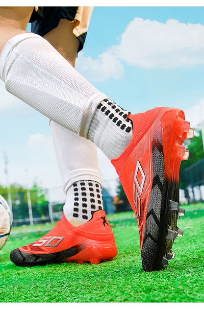 Men's New Indoor TF Football Boots High Quality Training Original Male Breathable Non-Slip Soccer Shoes Turf Futsal Football Shoes