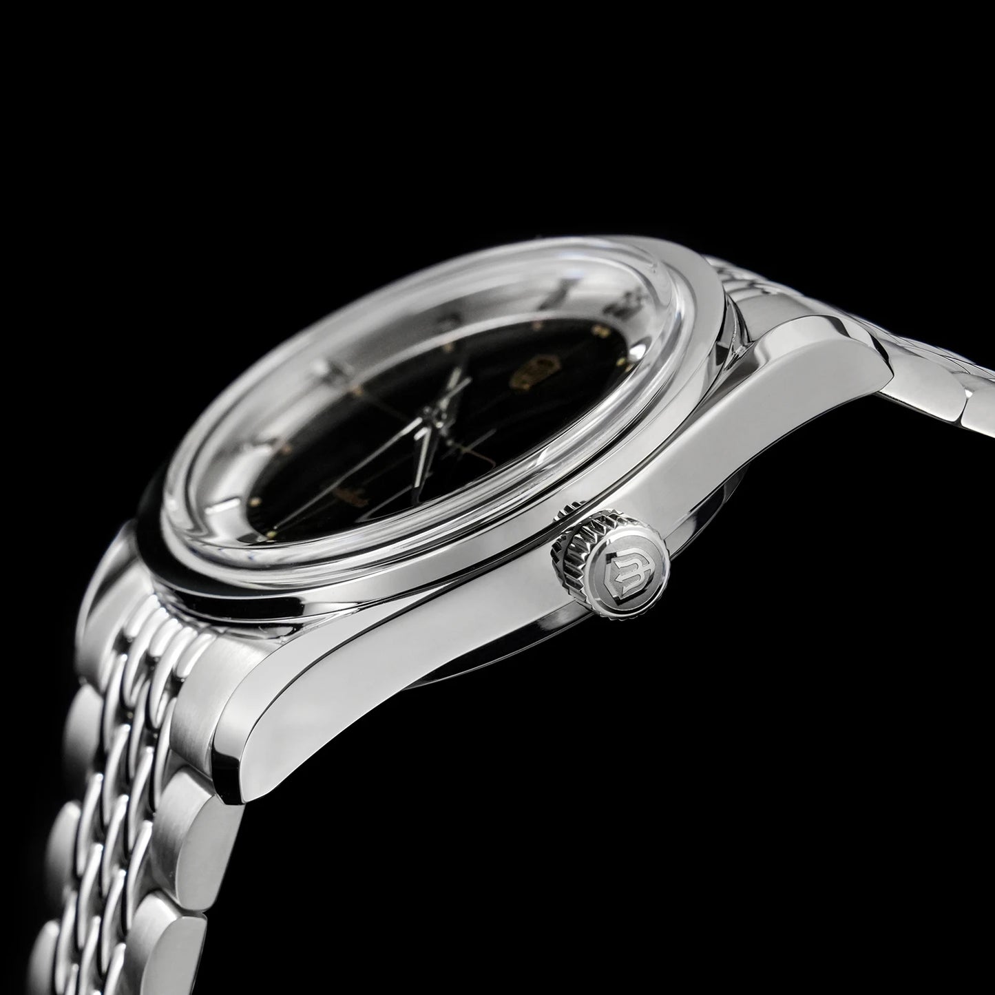 Watchdives WD1954 Arctic Classic 36mm Watch VH31Sweep Second Movement 316L Stainless Steel Watches Sapphire Crystal Luminova