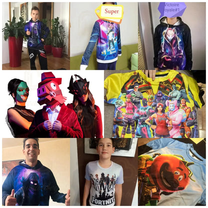 Red Jade Fortnite Anime Battle Royale 3D T-Shirt for Men Women Kids - Pelly T-Shirt Birthday Gift for Girls And Boys