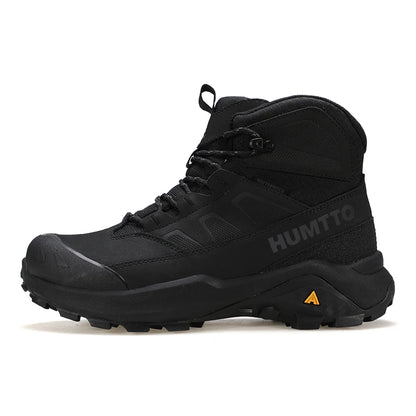 HUMTTO Sapatilhas de Caminhada Impermeáveis para Homem, Botas de Caça Táticas de Deserto, Botas de Trekking pelo Tornozelo para Homem e Mulher, Quentes em Couro