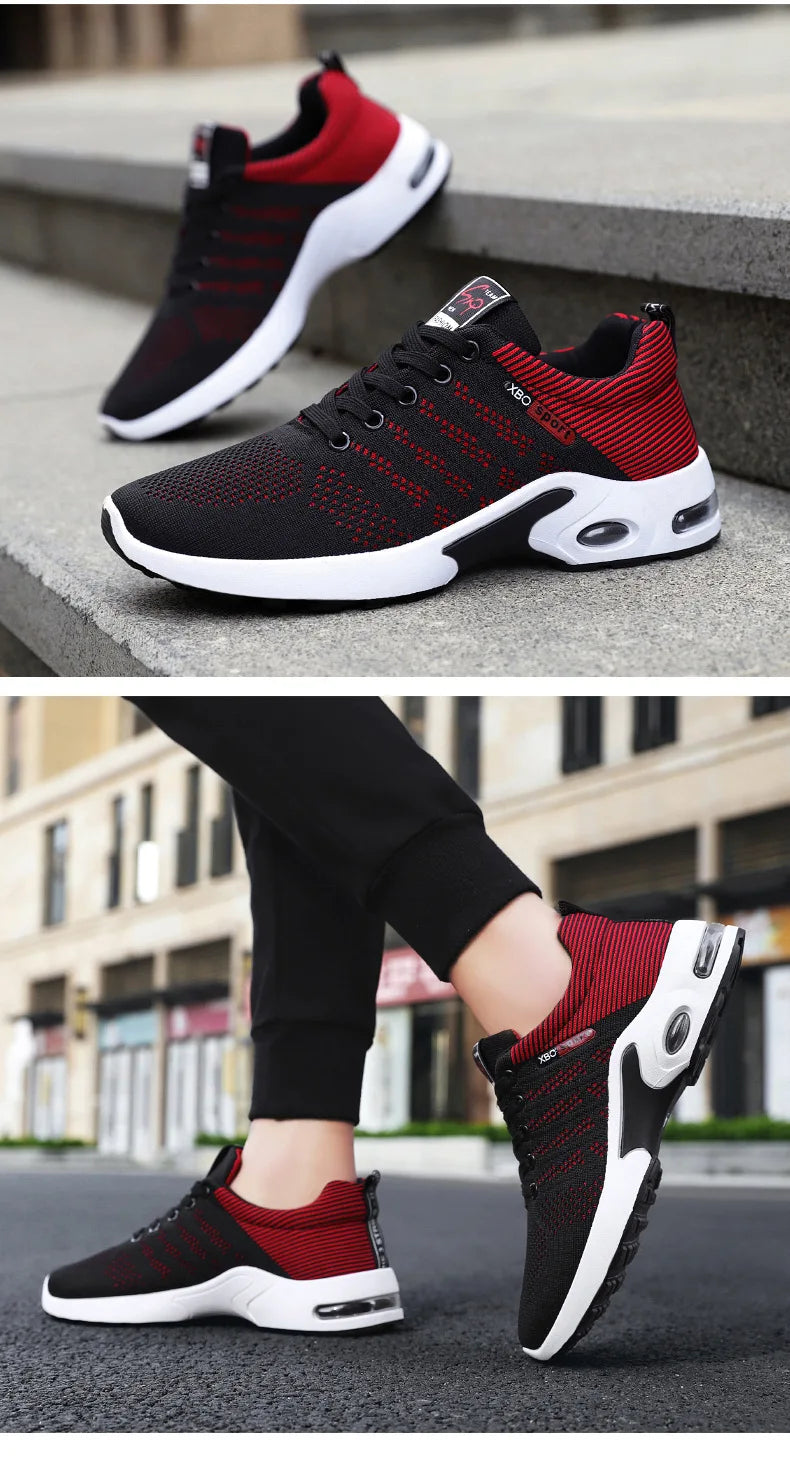 Chaussures de dehors Légères et Décontractées pour Homme, Baskets Respirantes à Lacets, Version Coréenne, Nouvelle Tendance