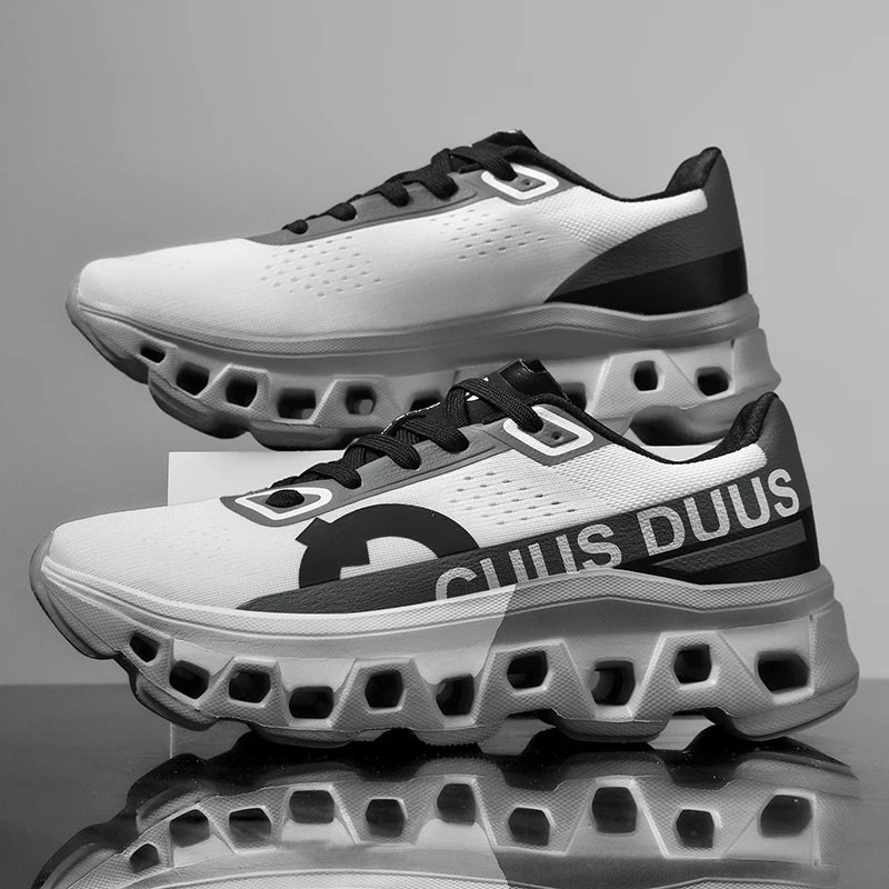 Herren-Laufschuhe Offroad-Schuhe Dämpfende Jogging-Schuhe Rutschfeste atmungsaktive Mesh-Luxusschuhe Outdoor-Paar-Trainer Renn-Sneaker