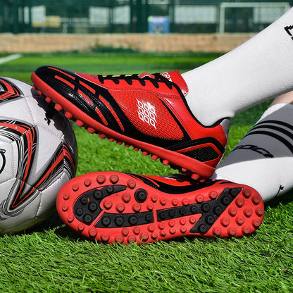 Soccer Shoes Men Turf Football Boots Fashion Firm Ground Studs Anti-Slip Boy Sneakers Original Outdoor Field Training Trainers