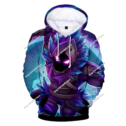 Lastenvaatteet syksyinen collegepaita T-paita huppari uusi Fortnite lasten rento asu mukavat streetwear-vaatteet