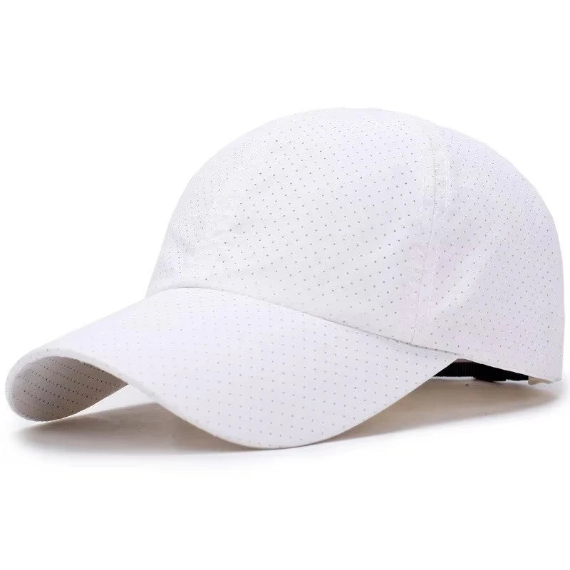 Mütze Herren Frühjahr/Sommer einfarbige Netzmütze Baseballmütze Damen Herbst Koreanische Ausgabe Sonnenschutzmütze Netz atmungsaktive Schirmmütze