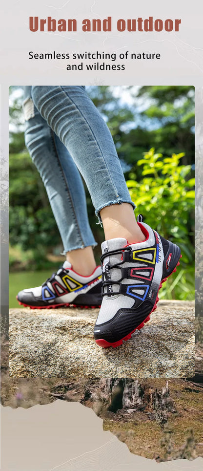 Women's Waterproof Hiking Shoes Outdoor Sports Shoes Women's Walking Travel Sports Shoes Bicycle Sports Shoes Running Sports Sho