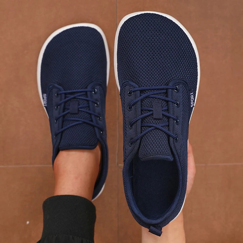 Women's Walking Flat Shoes Soft Mesh Suitable for Travel Wide Palms Lightweight Support Fitness and Leisure Sports Shoes for Men