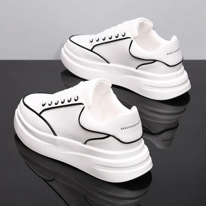 Kleine witte schoenen voor koppels Heren- en damesschoenen Sportschoenen Heren-sneakers Met verhoogde binnenzool Casual sportschoenen