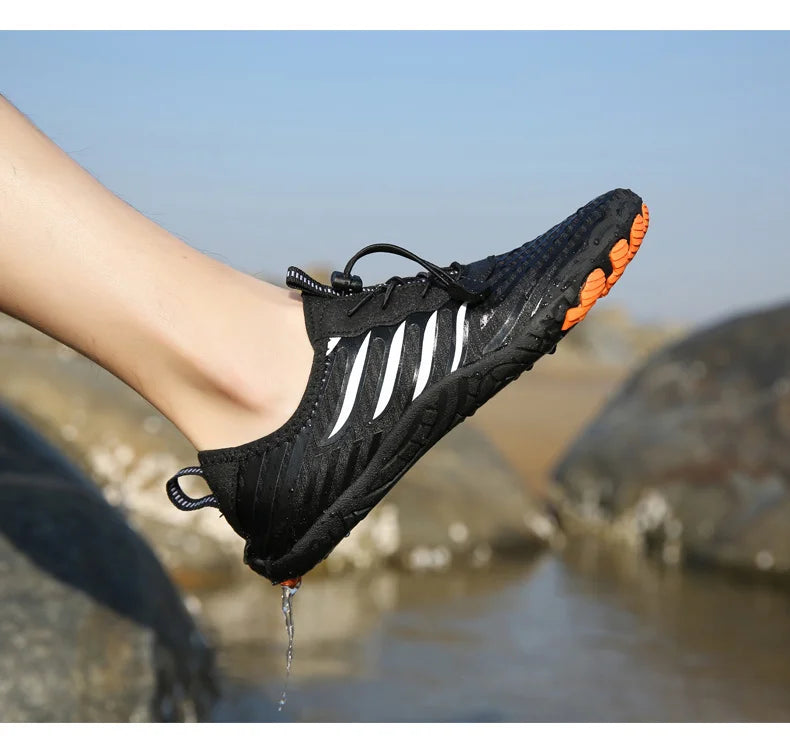 Men and Women Water Shoes, Aqua Shoes, Drainage Beach Sports Swim Sandals, Quick Dry Boating Barefoot Diving Fishing Surfing Sneakers
