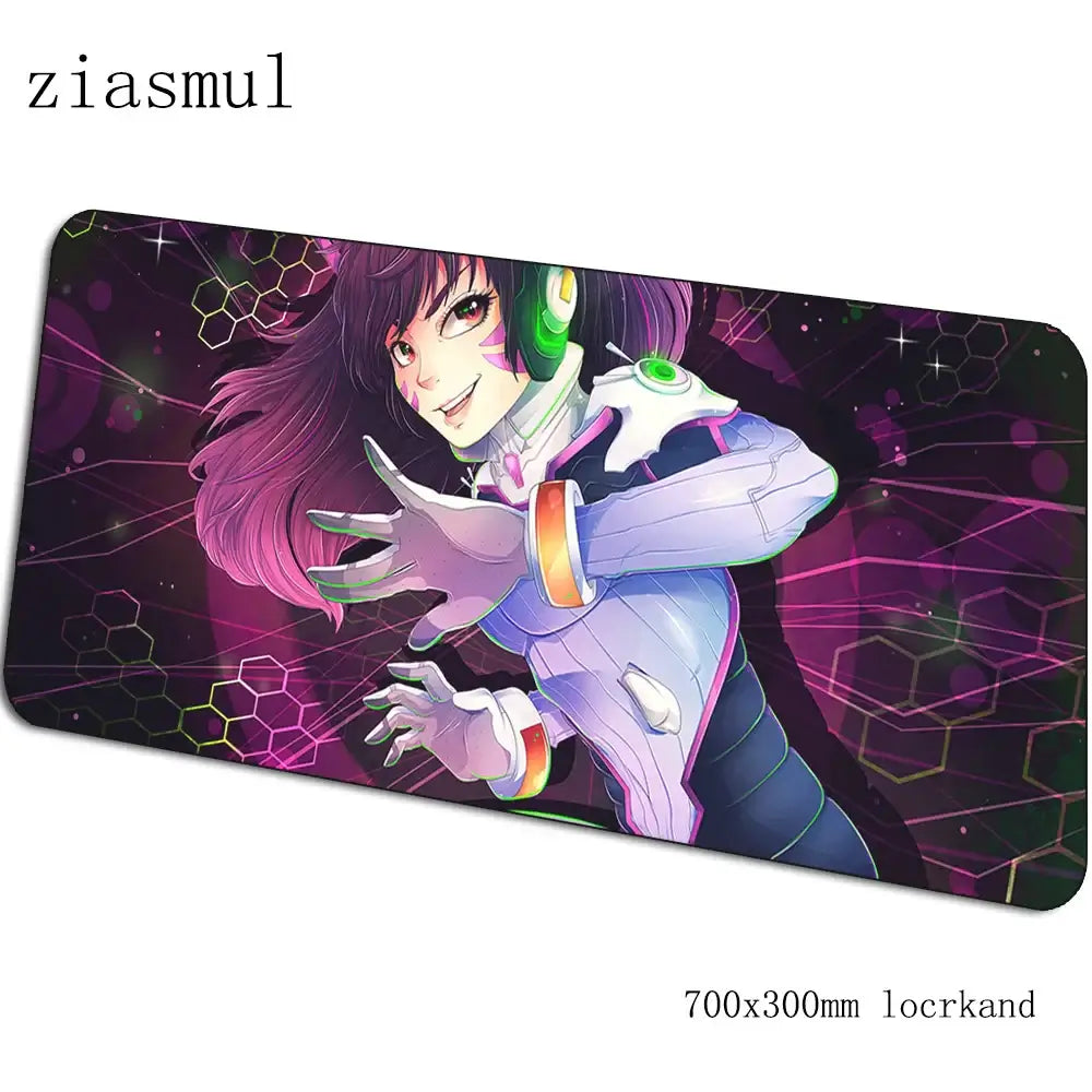 Overwatch-hiirimatto pelaajalle, upea 70x30cm gaming-hiirimatto PC:lle, kannettavalle ja työpöydälle, pelihiirimatto, esteettinen pelaajamatto, gamepad