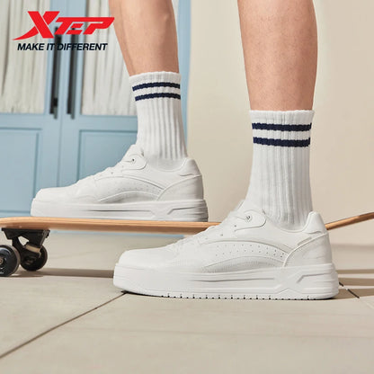 Xtep Skateboarding Shoes 2025 Summer Lightweight Sports Shoes Thick Sole Low-top Fashionable Street Style Sneakers 875319310016