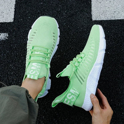 Summer Men Sneakers Lightweight Breathable Mesh Outdoor Casual Shoes Fashionable Tennis Training Shoes Men's Shoes Free Shipping