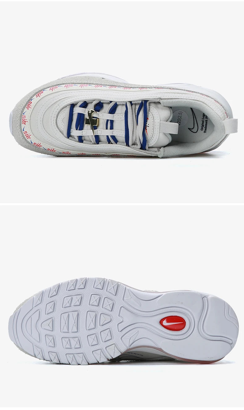 Zapatillas deportivas Nike genuinas AIR MAX 97 para mujer, de caña baja, con amortiguación de aire DC4013-001