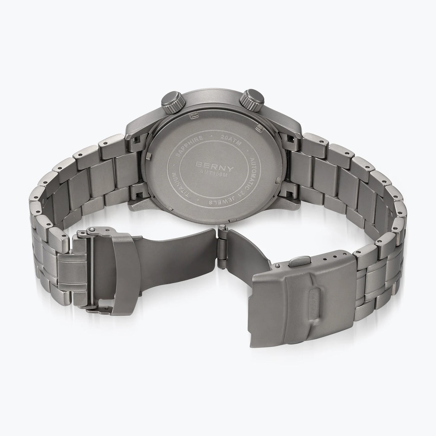 BERNY Titanium Diver Watches for Men 20ATM Super Luminous Automatic Mechanical Men's Dive Watch Sapphire Swim Diving Wristwatch