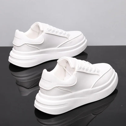 Kleine witte schoenen voor koppels Heren- en damesschoenen Sportschoenen Heren-sneakers Met verhoogde binnenzool Casual sportschoenen