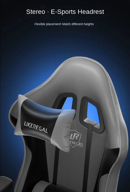 New Gaming Chair 9D Mechanical Dynamic Armrests 3D Lumbar Support Wide Seat Ergonomic Chair Gaming  Live Streaming  Swivel Chair