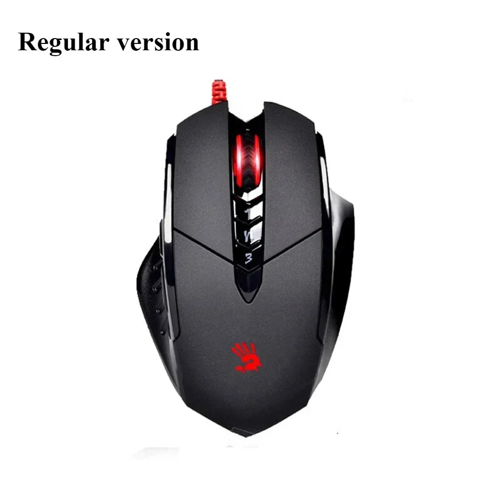 Káblová myš Bloody V7M RGB, ľahká ergonomická konštrukcia, 4000dpi, pre PC, kanceláriu, e-športy a gaming, s programovaním makier pre CF LOL CS