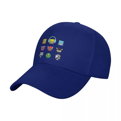 Geometry Dash Baseball Cap Unique hats tactical cap Golf Cap Ladies Men's