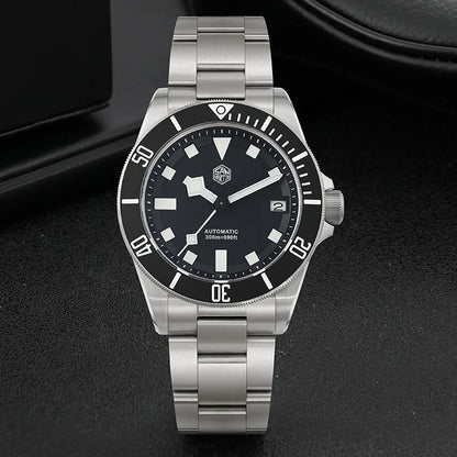 San Martin SN0121TD Titan-Taucheruhr ST2130 Automatikwerk Uhren Grade5 Titan 120 Klicks wasserdicht 300m Armbanduhr
