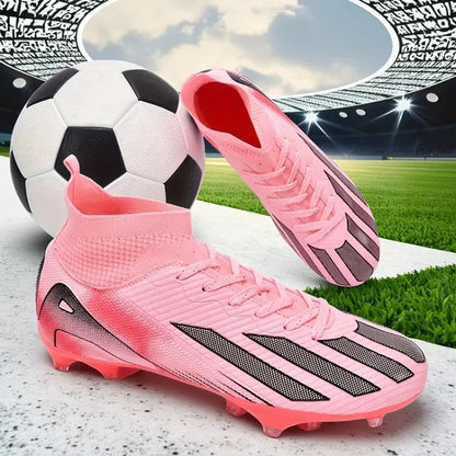 New Men's Football Boots Adult's Soccer Field Shoes Teenager's Sports Cleats Outdoor Grass Training Boots High Quality Sneakers