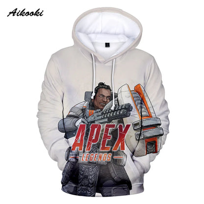 Personality 3D Printed Game Apex Legends Hoodies Sweatshirts Men Women High Quality Hoody Game Long Sleeve Plus Size Hoodies