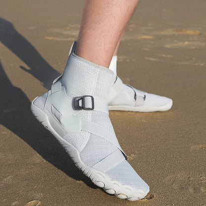 Zapatillas deportivas de exterior para senderismo y vadeo, unisex, para natación, calzado acuático de caña alta barefoot, zapatos aqua para playa, fitness, buceo y surf
