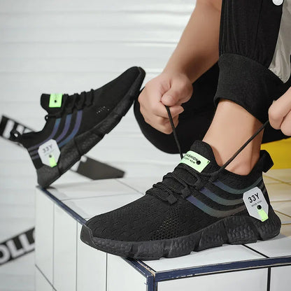 Sports Men's Shoes Spring and Autumn Breathable Casual Running Shoes Lightweight Walking Couple Shoes Men's Spirit Women's Shoes