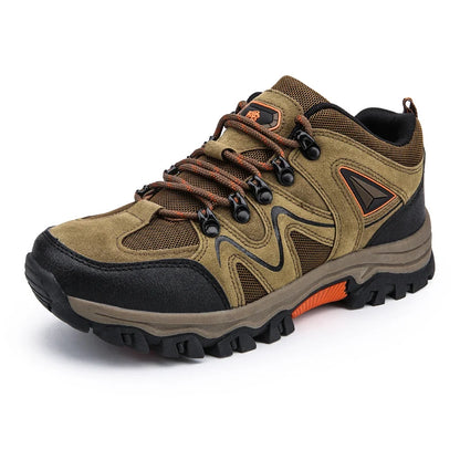 Herren-Wanderschuhe aus Veloursleder, Outdoor-Trail-Trekking-Sneaker, rutschfeste, atmungsaktive Kletterschuhe für Herren, Bergsportschuhe