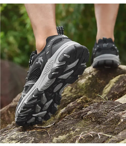 Men's Hiking Shoes Breathable Mesh Sports Summer Outdoor Wear-resistant Hiking and Hunting Tactical Shoes