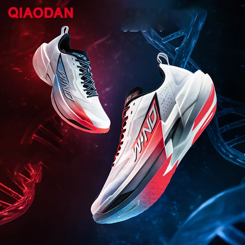QIAODAN WIND 4PRO Carbon Plate Marathon Shoes Men Professional Racing Sneakers 2026 Breathable Running Sports Shoes QDB023262291