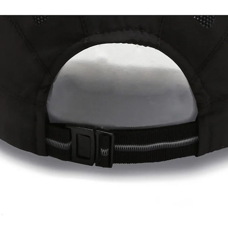 Unisex SPORTS med bogstavtryk, hurtigtørrende baseballkasket, solhatte, udendørs sommerkasketter i åndbart net, solskærmkasketter, baret, visir, golfhat