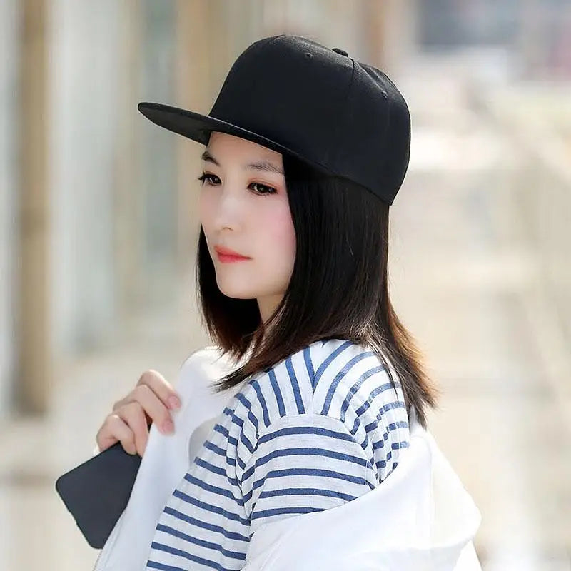 Men Women Multi Color Baseball Cap Peaked Cap Streetwear Hip hop Dad Hat wide Flat Brim Snapback Hat Outdoor Sun Hats for adult