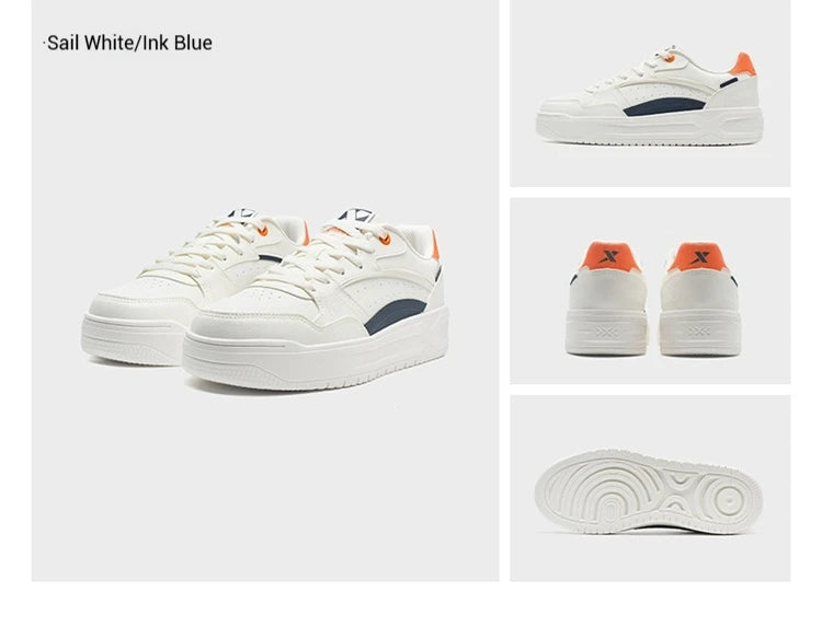 Xtep Skateboarding Shoes 2025 Summer Lightweight Sports Shoes Thick Sole Low-top Fashionable Street Style Sneakers 875319310016
