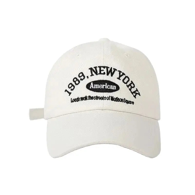 1989 Embroidery Soft Top Baseball Cap Women Sports Hat Man Unisex