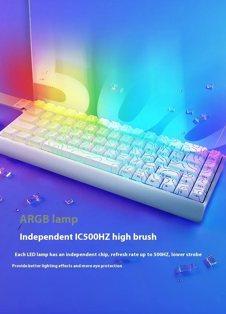IROK Carotmas Mercury68 Max mars68 pro Mercury 68 teclado mecánico magnético gaming Rapid Trigge 0.001 8K con cable para gamers