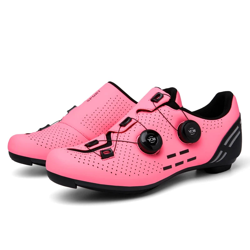 Hochwertige Fahrradschuhe für Herren, SPD, selbstverriegelnd, Rennrad-Sportschuhe, MTB-Mountainbike-Schuhe für Damen, rutschfeste Fahrradschuhe 36-47