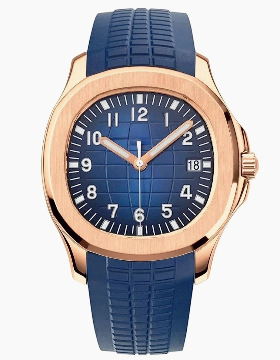 Automatic Men Watch Sapphire Stainless Steel Sport Waterproof Luminous Rubber Mechanical Luxury Military Watches