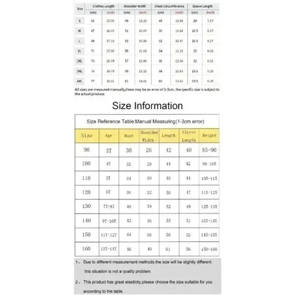 2025 Dragon Ball Animation New Goku Joint T-Shirt Summer Men's and Women's American Loose Casual Parent-Child Short Sleeve Top