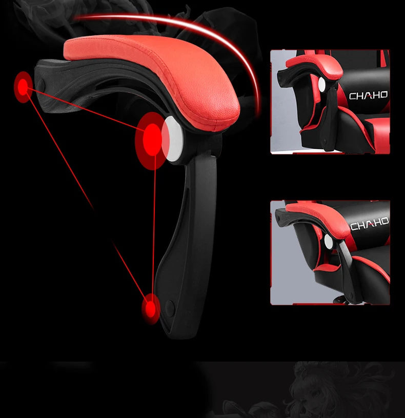 2025 New Computer Chair Green Gaming Chair PU Leather Office Swivel Chair Lift Bedroom Furniture Fashion Sillas Gamer Chair