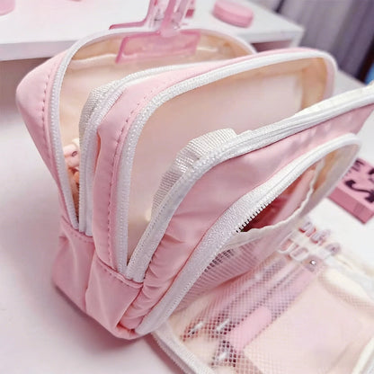 Estojo para Canetas Fortnite com Padrão Criativo do Jogo, Estojo Harajuku, Bolsa de Arrumação para Rapaz e Rapariga, Material de Regresso às Aulas, Presentes de Aniversário e Festa