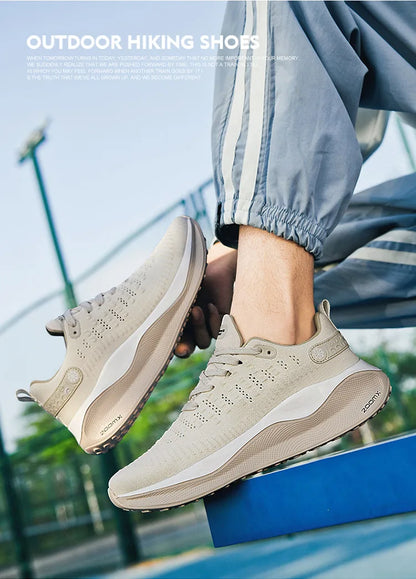 Men's Cushioning Running Shoes EVA Midsole for Shock Absorption Lightweight & Breathable Mesh Sports Sneakers Gym and Walking