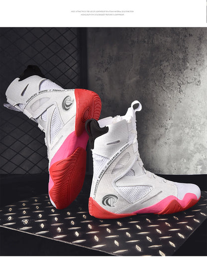 2026 Men Boxing Shoes Classic Training Outdoor Sneakers Sports Professional Fitness Wrestling Shoes Equipment Original Boxing Bo