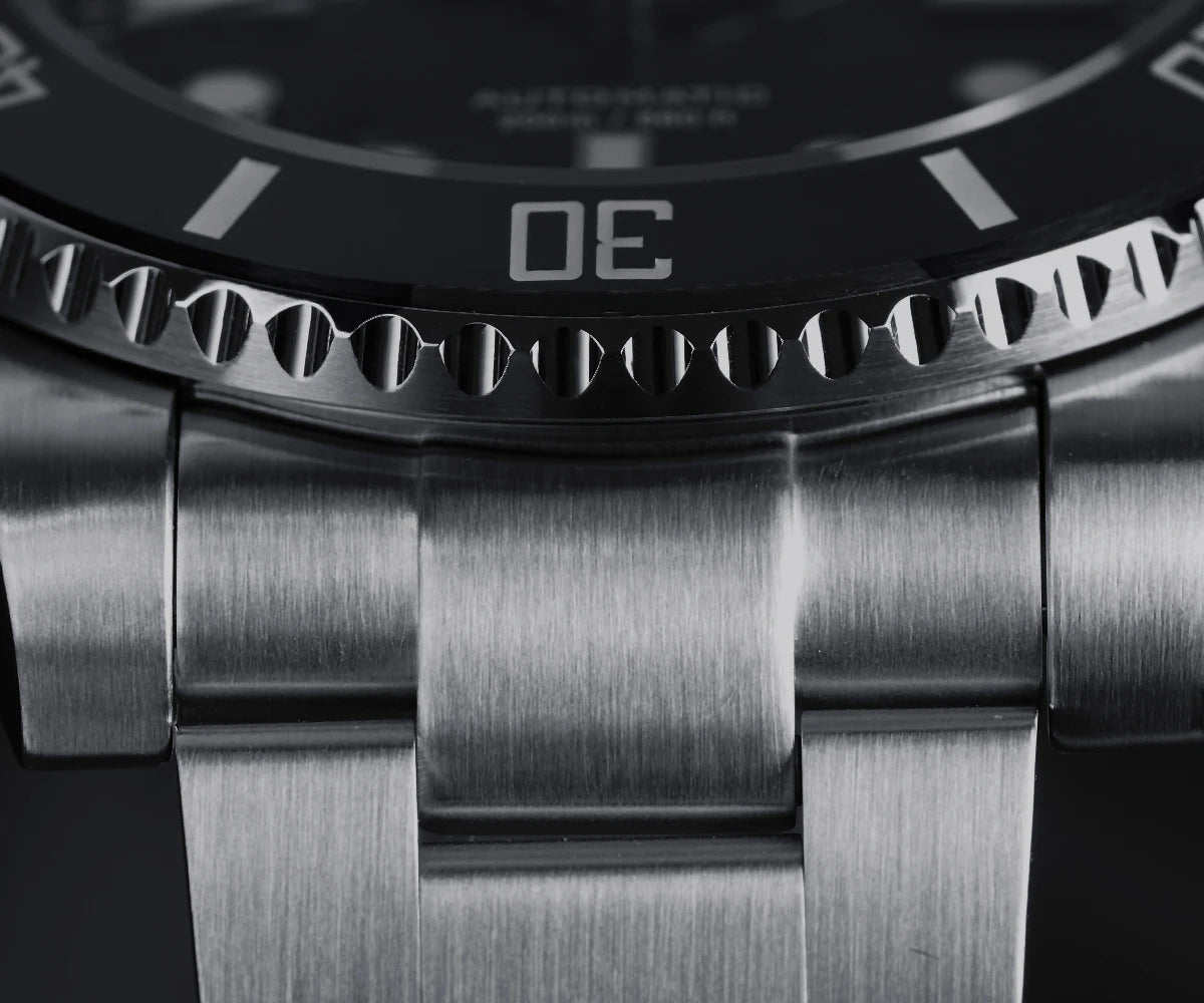 Cronos New 40mm Diver Men's Watches Luxury Miyota9015 Automatic Mechanical Watch Sapphire Crystal Waterproof 200m Adjustable Clasp L6045