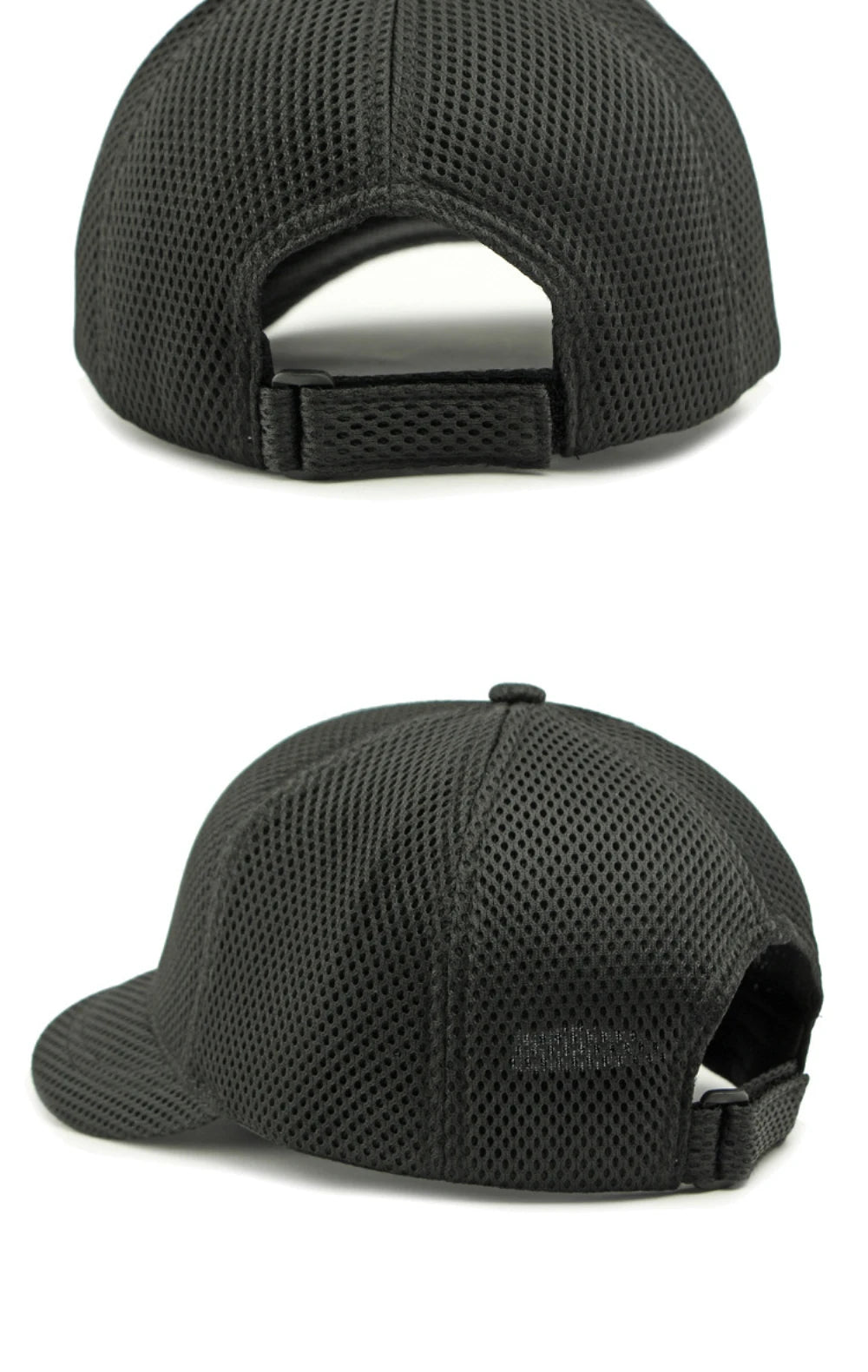 HT4828 5 cm Baseballkappe mit kurzer Krempe für Herren, 6-Panel-Baseballkappe, atmungsaktive Mesh-Trucker-Cap, Herren und Damen, einfarbig, schlichte Snapback-Cap