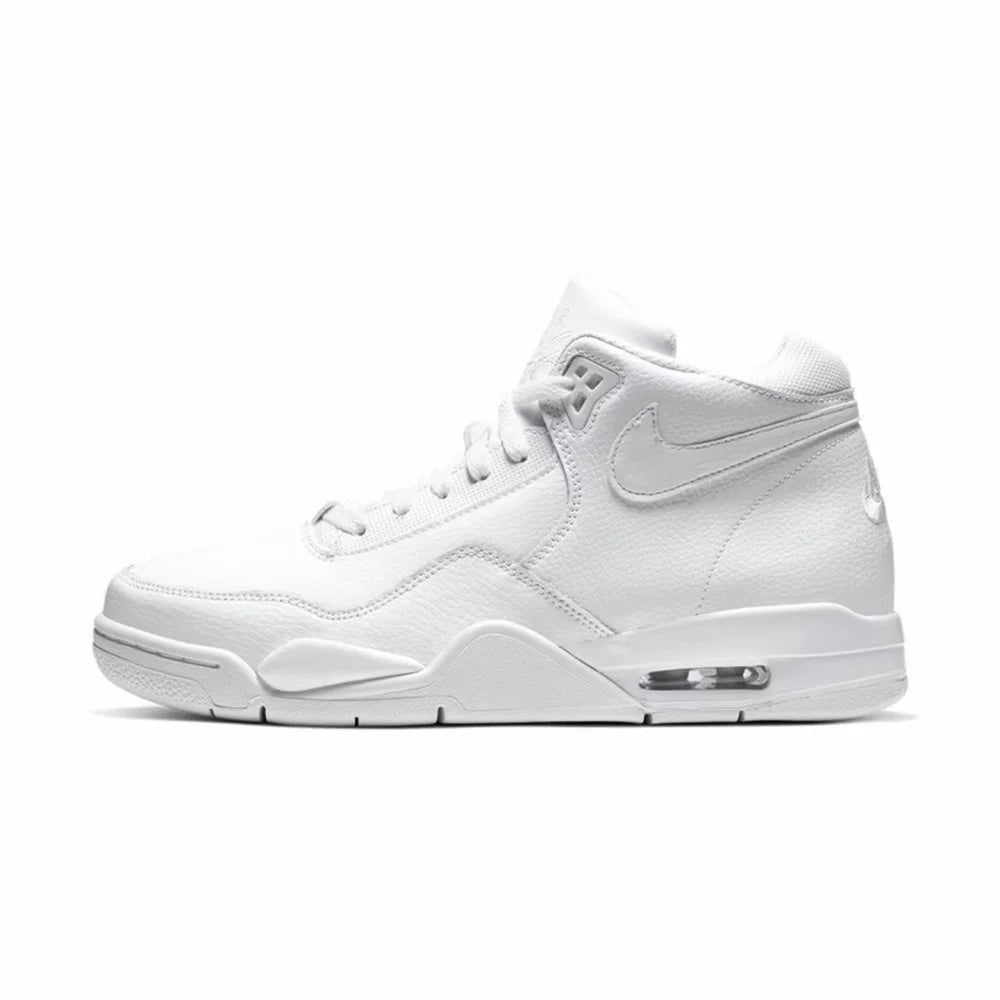 Nike Flight Legacy Mid-Top Retro Basketball Shoes with Slip-Resistant, Durable, and Cushioned Construction - Unisex BQ4212-103