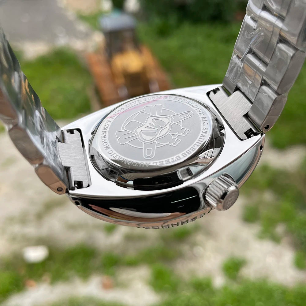 STEELDIVE Brand Classic Design SD1972 45mm Case Ceramic Bezel Sapphire Glass NH36 Automatic Movement Day and Date Sports Watches