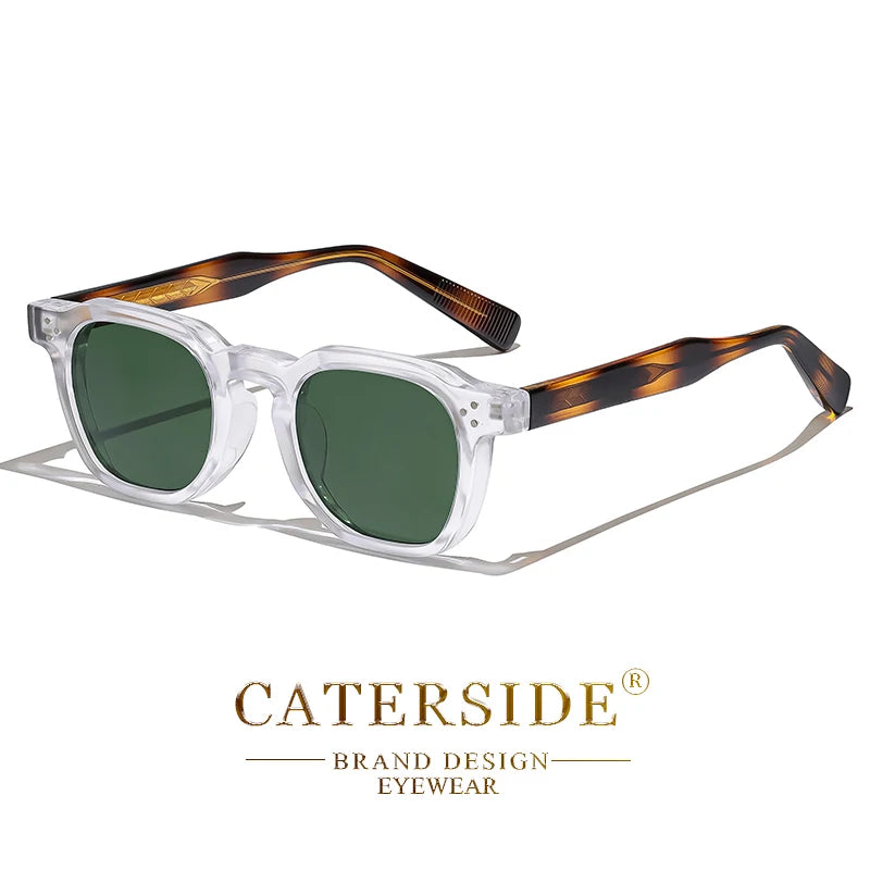 1/2/3 Pairs CATERSIDE Fashion Men Sunglasses Retro Brand Design Polycarbonate Frame Sun Glasses Women Travel Party Eyeglasses