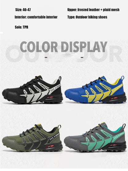 Men's Hiking Shoes Waterproof Non-slip Hiking Hiking Sports Shoes Camping Training Hunting Tactical Shoes Men's Cycling Shoes