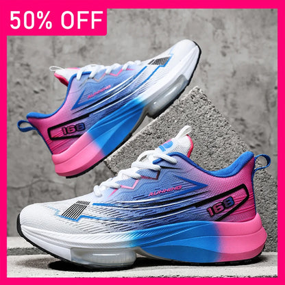 Unisex Sports Shoes Summer New Thick Sole Cushioning Anti Slip Rebound Professional Running Training Shoes for Teenagers